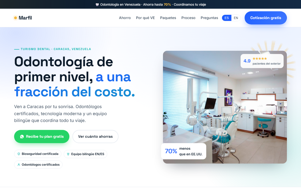 Demo m3 — Turismo Dental
