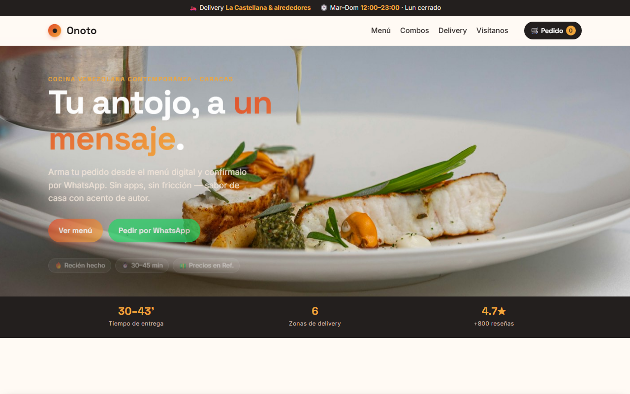Demo r3 — Menú Digital